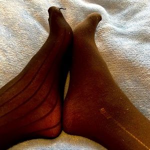 Black sheer socks women’s mismatch style